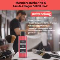 Barber Marmara No. 6 Eau de Cologne 500 ml