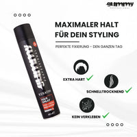 Gummy Haarspray Keratin Ultra Strong 400 ml 2