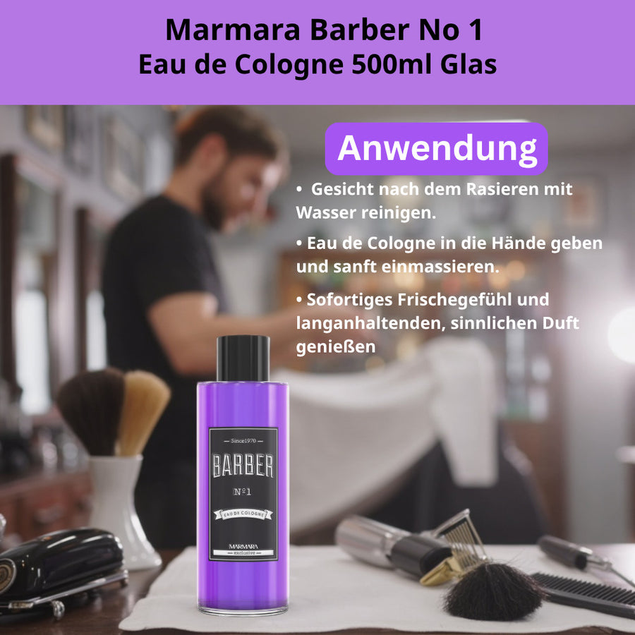 Barber Marmara No. 1 Eau de Cologne 500 ml