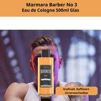 Barber Marmara No. 3 Eau de Cologne 500 ml