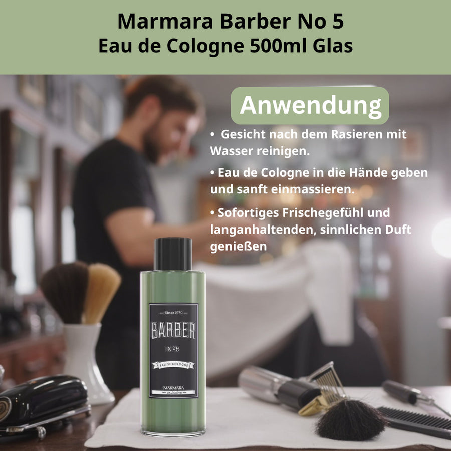 Barber Marmara No. 5 Eau de Cologne 500 ml