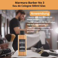Barber Marmara No. 3 Eau de Cologne 500 ml